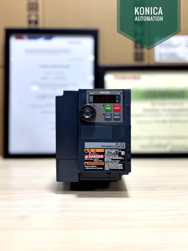 Toshiba VFS15-4007PL-W1 – 1 HP / 0.75 kW Variable Frequency Drive