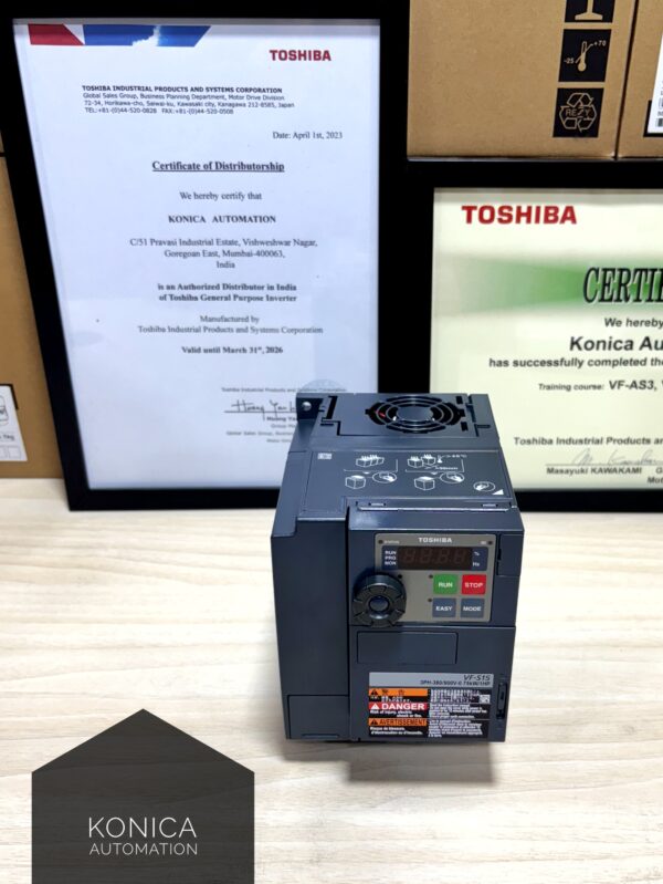 Toshiba VFS15-4007PL-W1 – 1 HP / 0.75 kW Variable Frequency Drive - Image 3