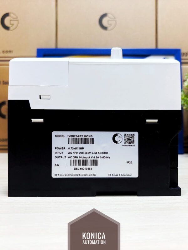 VSS23-4P2 20CEB | CG Emotron VFD – 0.75kW (1HP) - Image 2