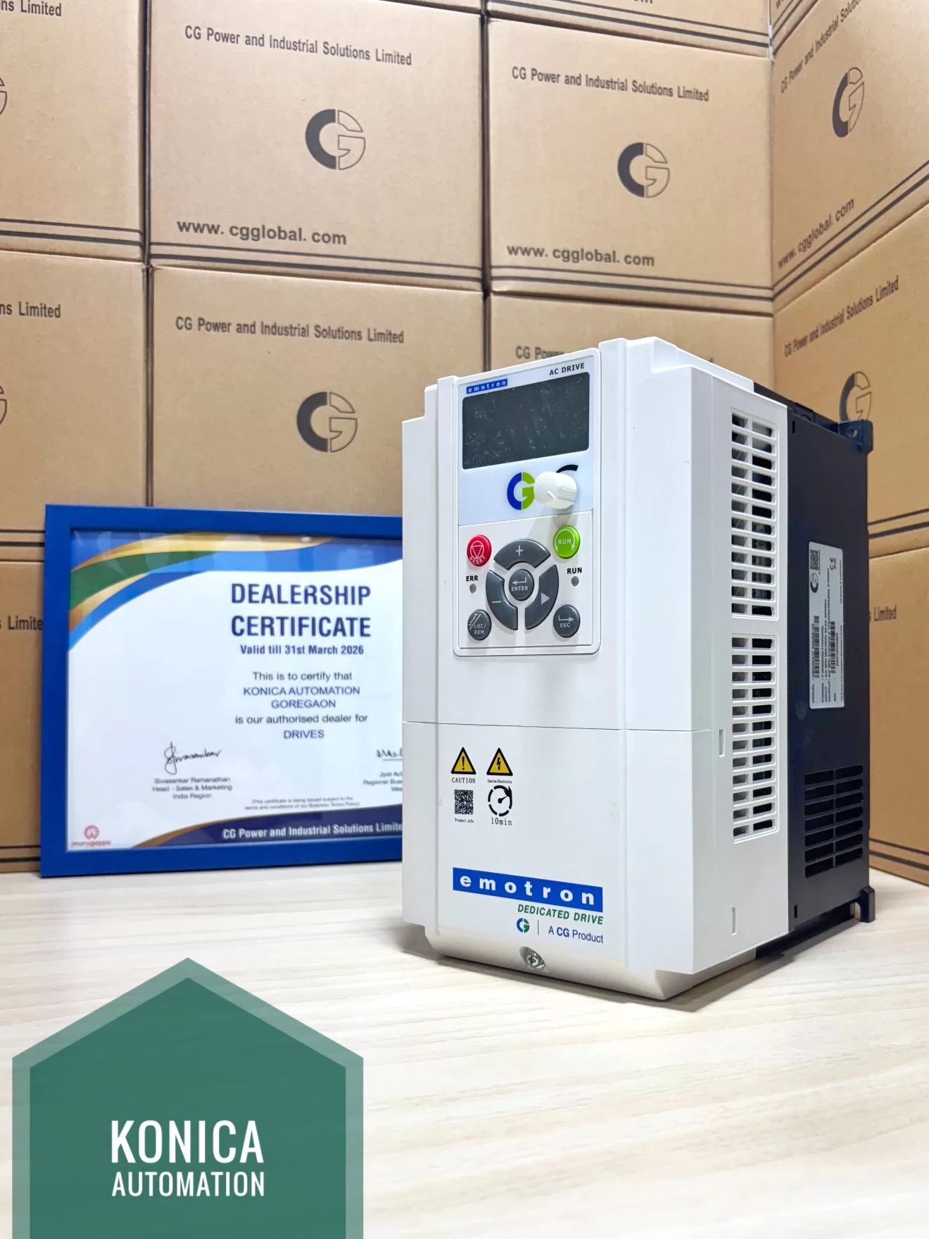 CG Emotron AC Drive – VSX48-024-20CEB | 11kW, 15HP, 24A