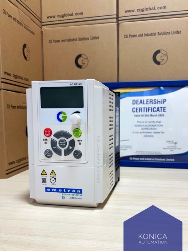 CG Emotron AC Drive – VSX48-009-20CEB | 3.7kW, 5HP, 9.5A
