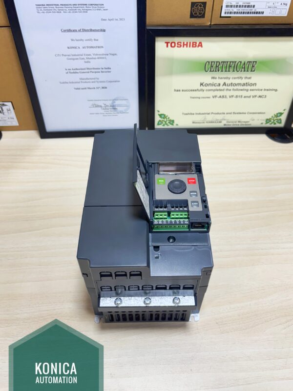 Toshiba VFNC3E-4075P – 10 HP Variable Frequency Drive (VFD) | 3-Phase 400V Motor Control - Image 2