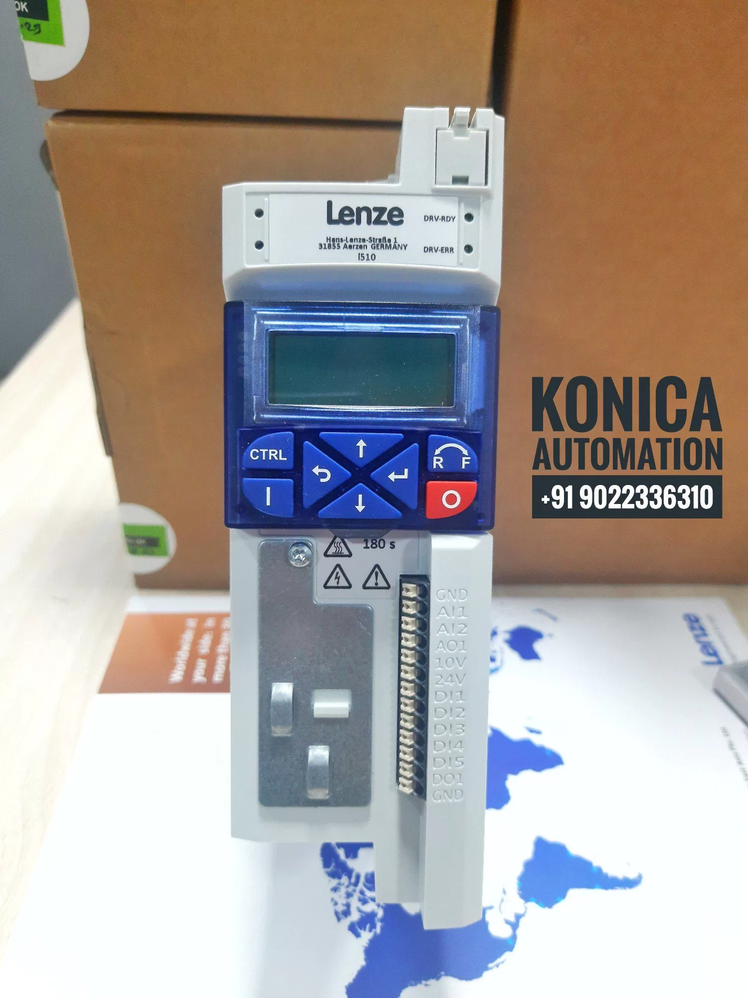 Lenze FI I51AE 311F - 10V10000S | 11kW | 15 HP | 415V | 3-Phase | 23.5A | Industrial AC Variable Frequency Drive (VFD)