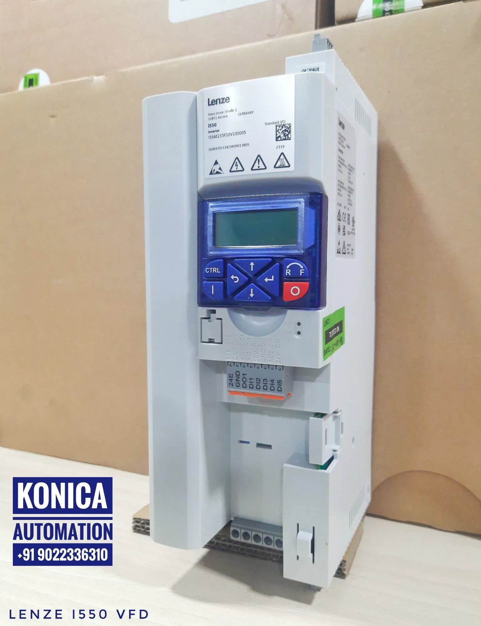 Lenze FI I55AE 322F – 22kW AC Drive | 400V | IP20 | High-Efficiency Industrial VFD - Image 2