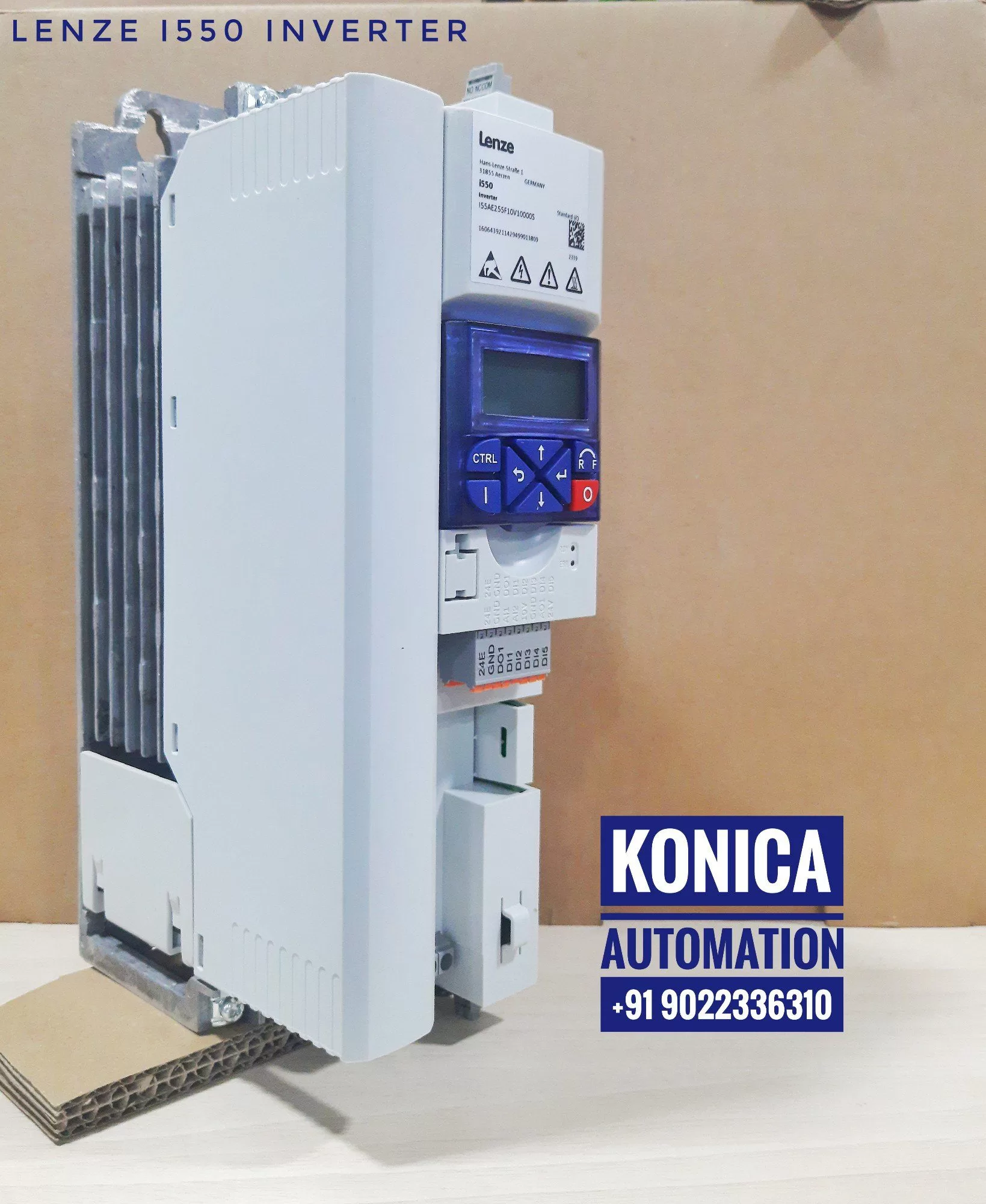 Lenze FI I55AE 318F – 18.5kW AC Drive | 400V | IP20 | High-Performance VFD - Image 2