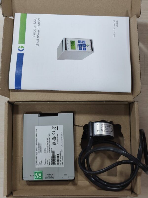 CG Emotron M20 Shaft Power Monitor with CTM010 🔧⚡ | Motor Load Protection up to 10A for Pumps, Mixers & Conveyors - Image 9