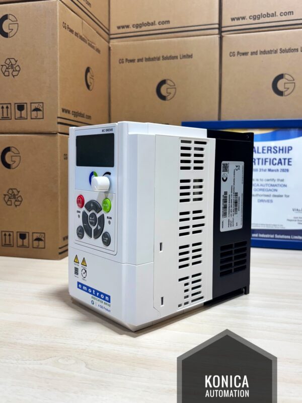 CG Emotron VSR48-013-20CEB Solar VFD | 7.5 HP 5.5 kW | MPPT Drive for Water Pump - Image 3
