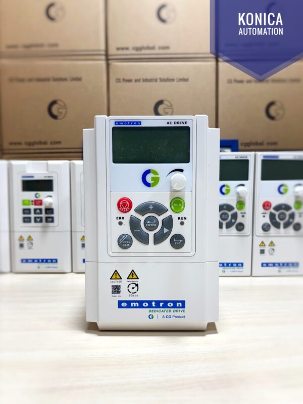 CG Emotron VSR48-013-20CEB Solar VFD | 7.5 HP 5.5 kW | MPPT Drive for Water Pump
